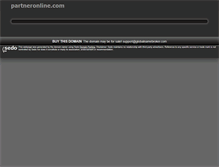Tablet Screenshot of partneronline.com